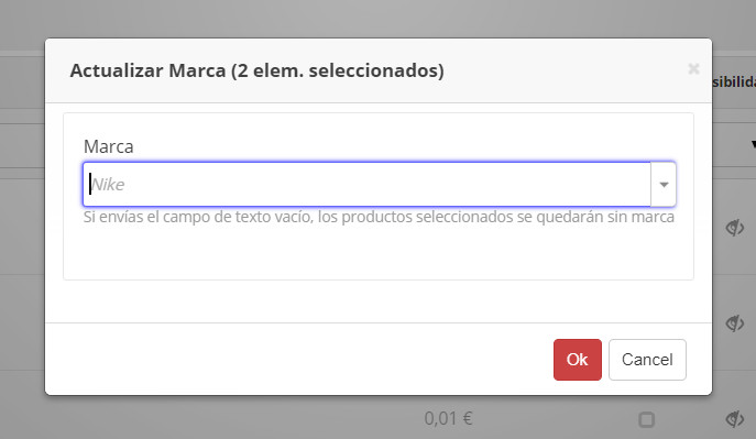 Imagen para completar información de marca