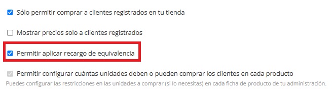 Imagen de guía de recargo de equivalencia
