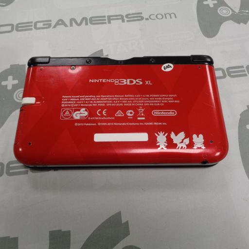 Nintendo 3DS XL Roja Pokemon + juego cocoto [3]