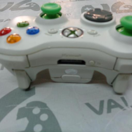 Mando Xbox 360 blanco seminuevo capuchas verdes  [1]