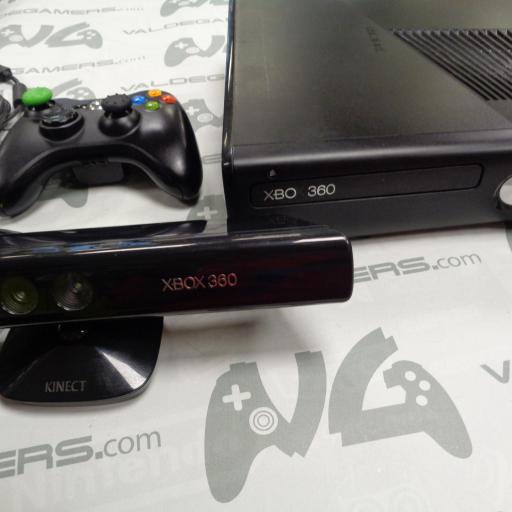 Xbox 360 Slim 60GB + mando + kinect [1]
