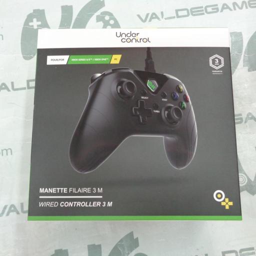 Mando con Cable Xbox One / Xbox Series X/S / PC Compatible Negro