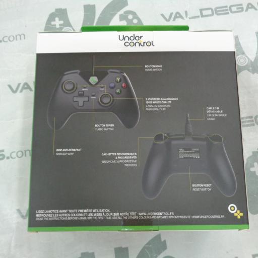 Mando con Cable Xbox One / Xbox Series X/S / PC Compatible Negro [1]