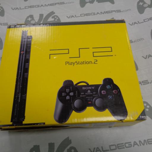 Playstation 2 slim + mando compatible con caja [0]