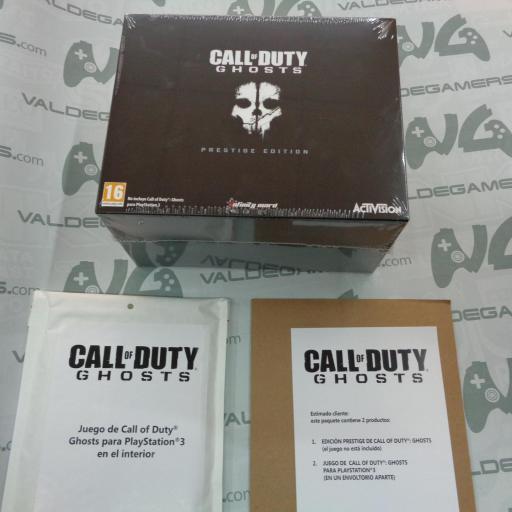 Call of Duty Ghosts Edición Prestige + Juego PS3 - NUEVO