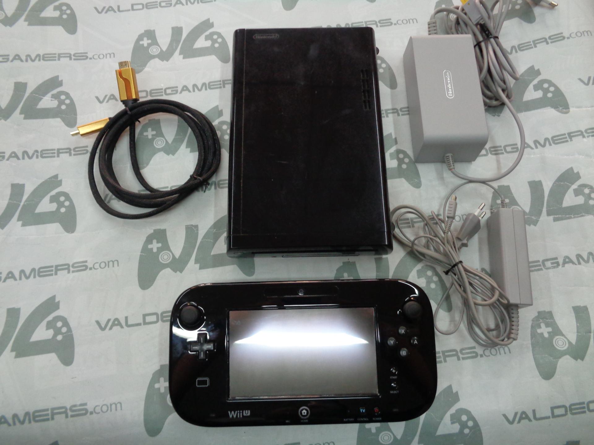 Wii U 32GB Premium Negro + tabletop y cables