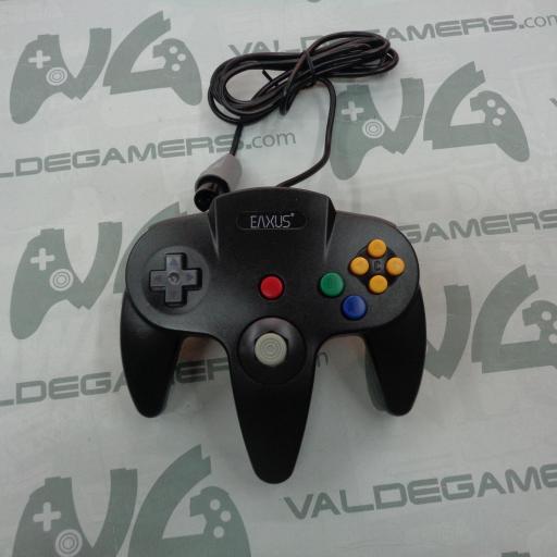 Mando Nintendo 64 Compatible Eaxus negro  - NUEVO [2]