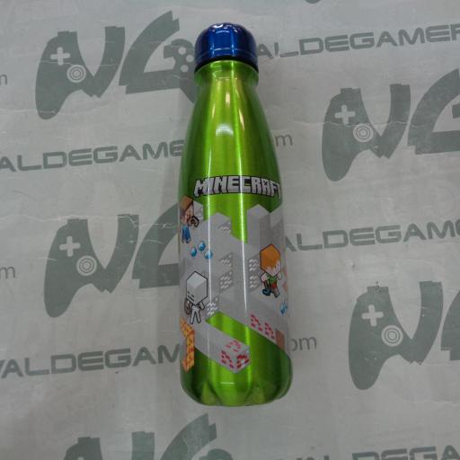 Botella Aluminio Minecraft 600ml
