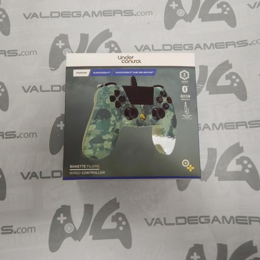 Mando Ps4 camuflaje con cable y conector auricular - NUEVO [0]