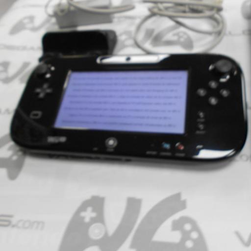 Wii U 32GB Premium Negro + tabletop y cables [1]