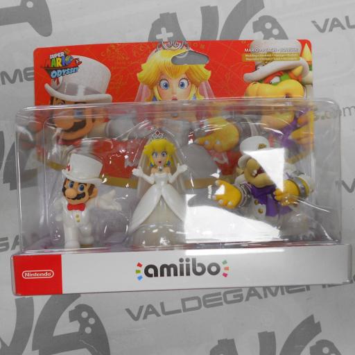 pack figuras amiibo mario - peach - bowser - NUEVO [1]