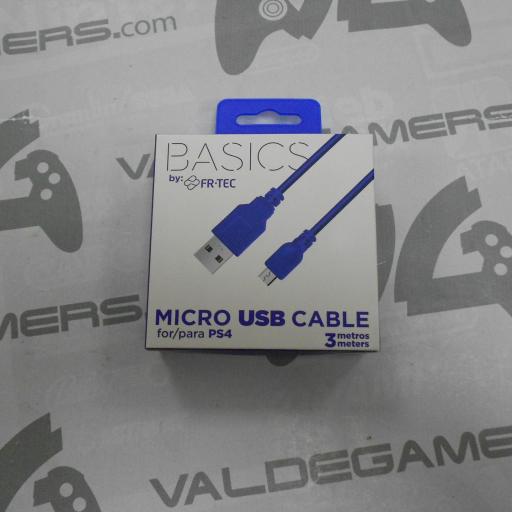 Cable carga mando Micro USB Cable 3mS - NUEVO