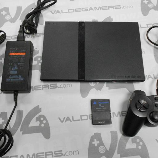 Playstation 2 slim + mando compatible + memory card original [0]