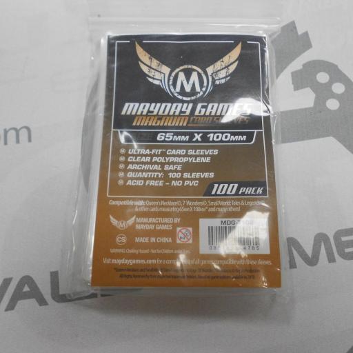 Fundas Mayday Games 7 Wonder 65mm x 100mm (100 unidades)