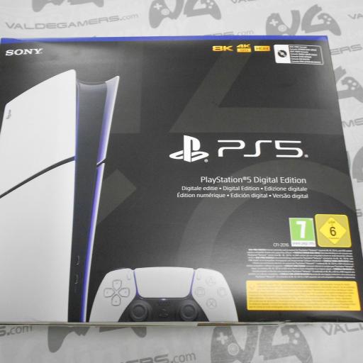 Playstation 5 slim 825GB, + Wd_black Sn850 Nvme Ssd 1tb adicional Blanca digital + mando - seminuevo