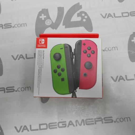  Joy-Con (Set Izda/Dcha) Verde Neón/Rosa Neón - NUEVO