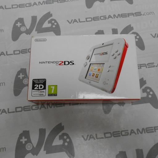 consola Nintendo 2DS roja  Y blanca