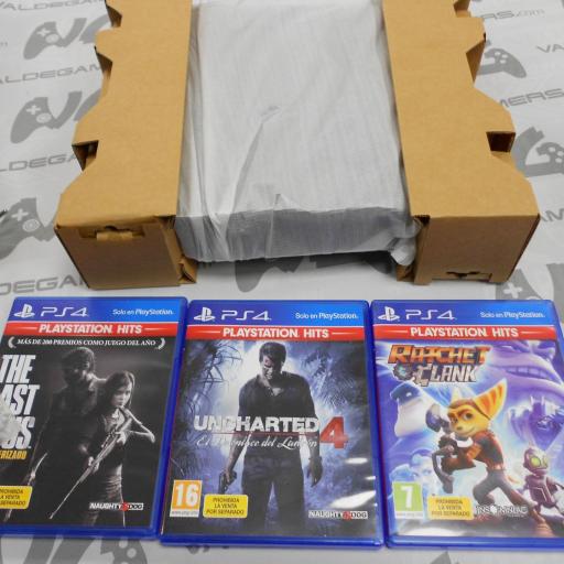 Playstation 4 Slim 1Tb + Ratchet And Clank + The Last Of Us + Uncharted 4 [4]