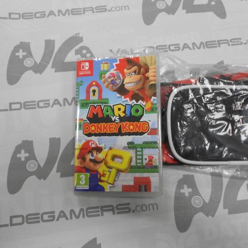 Mario Vs Donkey Kong + Riñonera mario + pegatinas - NUEVO