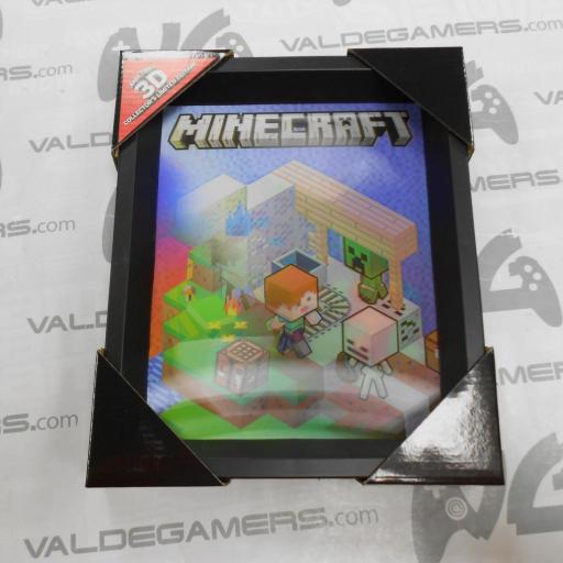 Cuadro 3d Minecraft