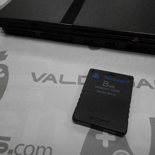 Playstation 2 slim + mando compatible inalambrico + memory card [3]