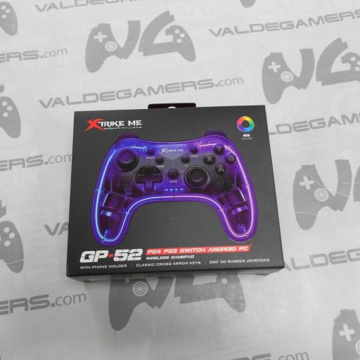 mando Gamepad Inalámbrico con neon para PS4/PS3/PC/ANDROID/IOS GP-52 - NUEVO