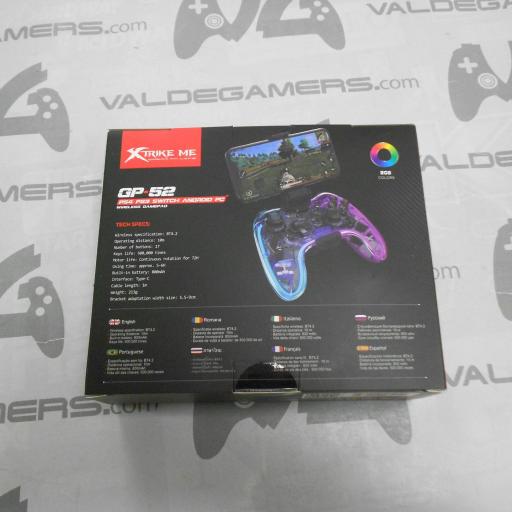 mando Gamepad Inalámbrico con neon para PS4/PS3/PC/ANDROID/IOS GP-52 - NUEVO [1]