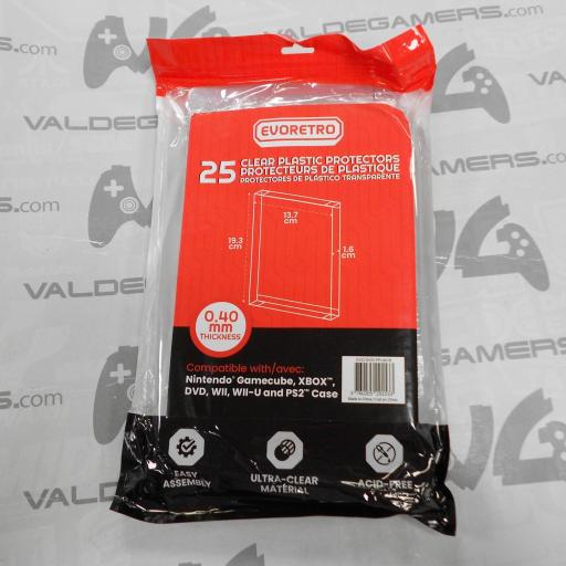 Pack 25 Fundas Protectoras de Gamecube/Xbox/Wii/Wii U y Ps2