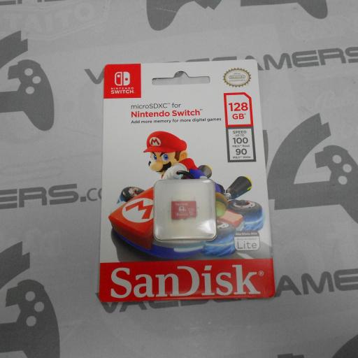 Memoria Sandisk 128Gb Micro sd xc Toad -Licencia Oficial- NUEVO [0]