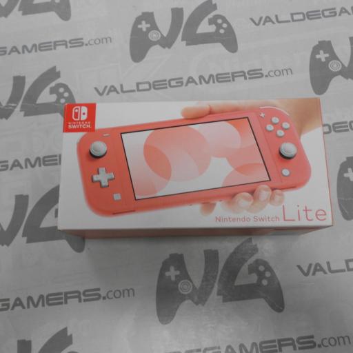  Nintendo Switch Lite coral con caja 