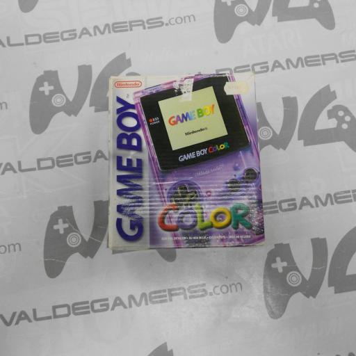 consola Game Boy Color transparente morada