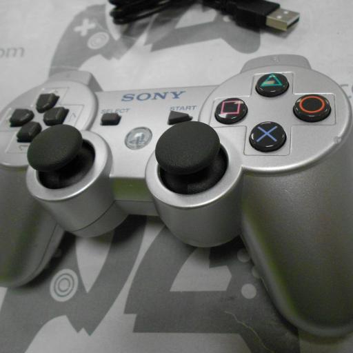 Mando PS3 plata Oficial Dualshock 3 Controller  [2]