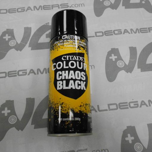 Chaos Black spray paint - NUEVO 