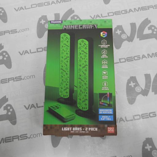 Pack x2 barras de luz Creepers Minecraft