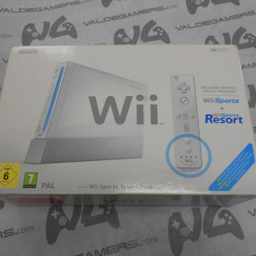 Consola wii retrocompatible  + 1 mando + wii sports y wii resort