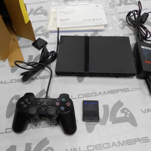 Playstation 2 slim en caja  + mando original  + memory card [5]