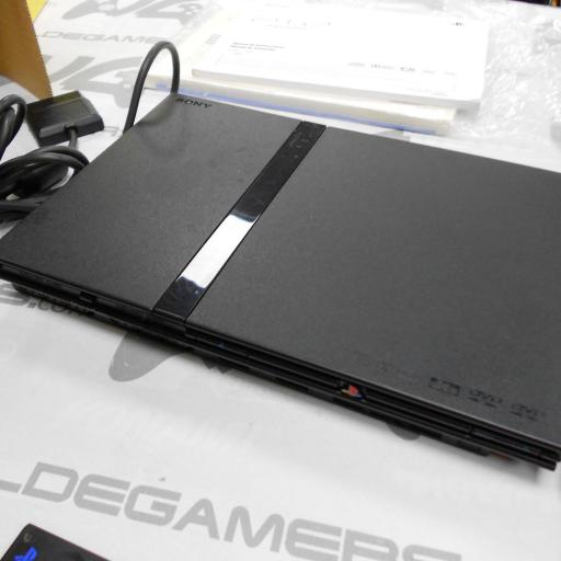 Playstation 2 slim en caja  + mando original  + memory card [6]