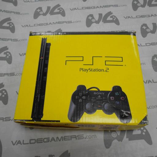 Playstation 2 slim en caja  + mando original  + memory card