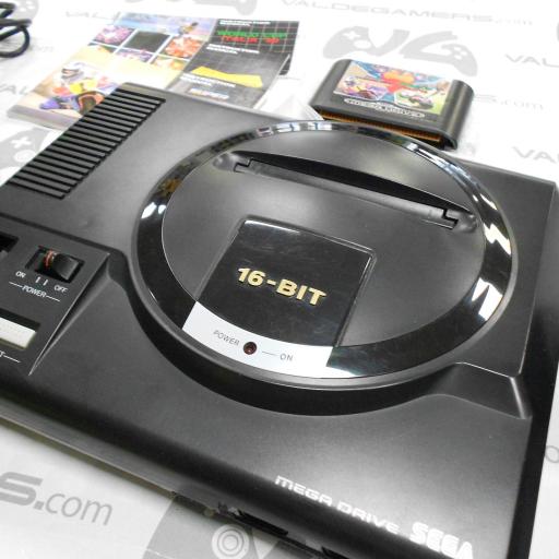 Consola Sega Mega drive 1 + 2 mandos + JUEGO MEGA GAMES 1  [3]