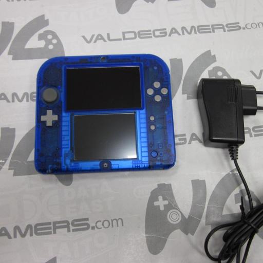consola Nintendo 2DS Transparente version de pokemon azul
