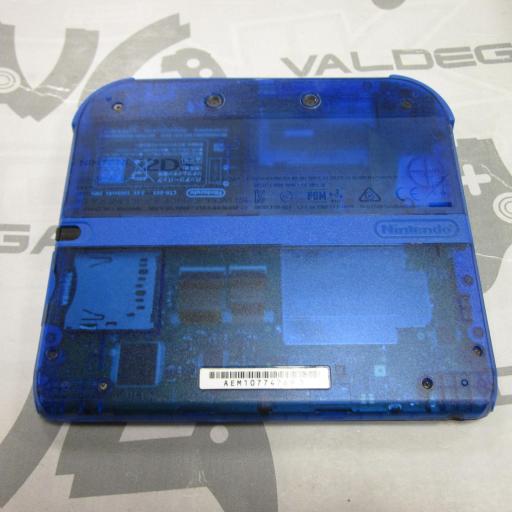 consola Nintendo 2DS Transparente version de pokemon azul [3]