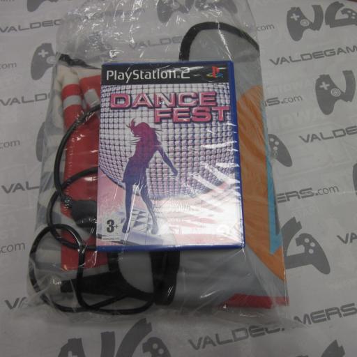 Dance Mat alfombra de baile + juego dance fest Playstation 2