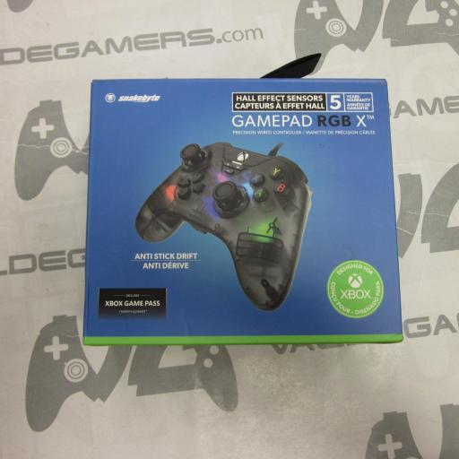 Mando Snakebyte X RGB GamePad para Xbox/PC Gris - NUEVO