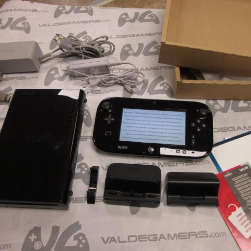 Wii U 32GB  caja mario kart Premium Negro *Sin Juego [1]