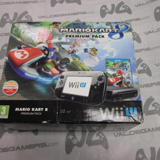 Wii U 32GB  caja mario kart Premium Negro *Sin Juego