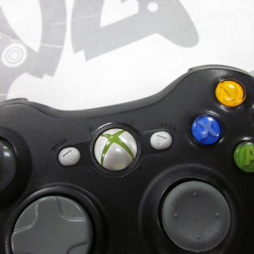 Mando Xbox 360 negro gris original [1]