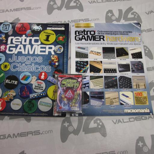 Pack Doble  Retro Gamer con edición física de Vega Solaris incluida nº1 y nº2