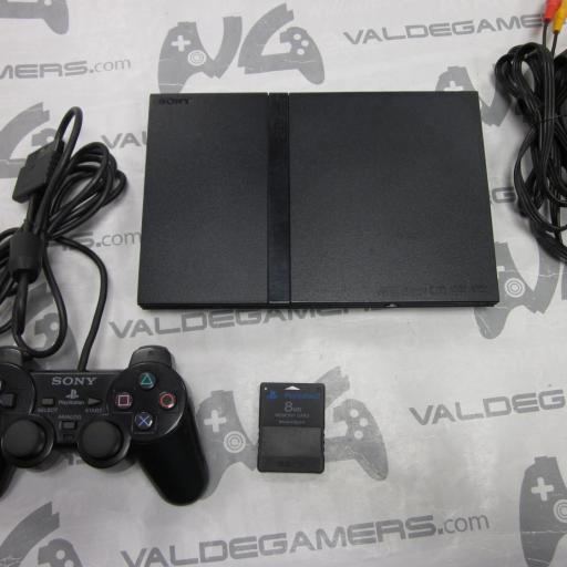 Playstation 2 slim  + mando original + memory [0]