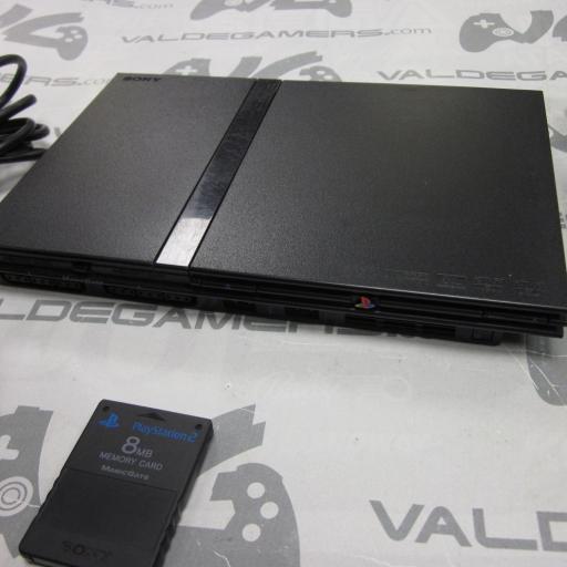 Playstation 2 slim  + mando original + memory [3]