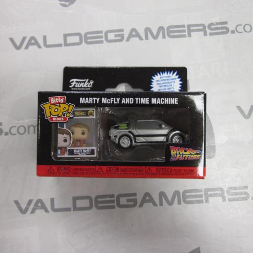 Funko Bitty POP! Ride Marty McFly y su icónico DeLorean